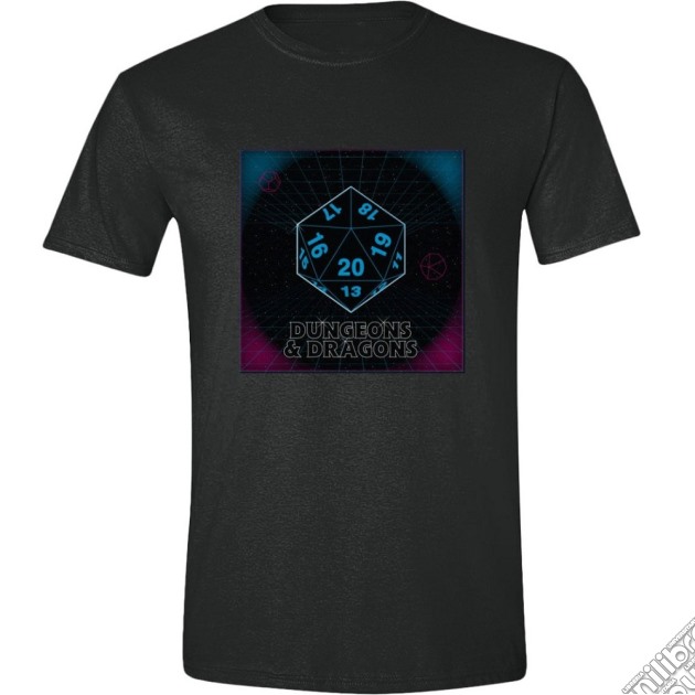 Dungeons & Dragons - 80'S Sci-Fi Dice Black (T-Shirt Unisex Tg. XL) gioco di Terminal Video