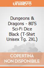 Dungeons & Dragons - 80'S Sci-Fi Dice Black (T-Shirt Unisex Tg. 2XL) gioco di Terminal Video