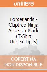 Borderlands - Claptrap Ninja Assassin Black (T-Shirt Unisex Tg. S) gioco di Terminal Video