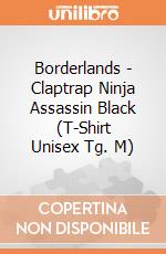 Borderlands - Claptrap Ninja Assassin Black (T-Shirt Unisex Tg. M) gioco di Terminal Video