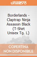 Borderlands - Claptrap Ninja Assassin Black (T-Shirt Unisex Tg. L) gioco di Terminal Video