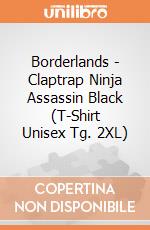 Borderlands - Claptrap Ninja Assassin Black (T-Shirt Unisex Tg. 2XL) gioco di Terminal Video