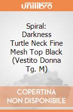 Spiral: Darkness Turtle Neck Fine Mesh Top Black (Vestito Donna Tg. M) gioco di Spiral