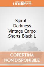 Spiral - Darkness Vintage Cargo Shorts Black L gioco di Spiral