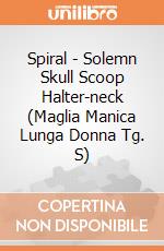 Spiral - Solemn Skull Scoop Halter-neck (Maglia Manica Lunga Donna Tg. S) gioco di Spiral