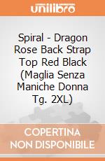 Spiral - Dragon Rose Back Strap Top Red Black (Maglia Senza Maniche Donna Tg. 2XL) gioco di Spiral