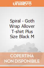 Spiral - Goth Wrap Allover T-shirt Plus Size Black M gioco