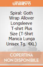 Spiral: Goth Wrap Allover Longsleeve T-shirt Plus Size (T-Shirt Manica Lunga Unisex Tg. 4XL) gioco di Spiral