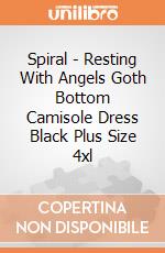 Spiral - Resting With Angels Goth Bottom Camisole Dress Black Plus Size 4xl gioco