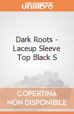 Dark Roots - Laceup Sleeve Top Black S gioco