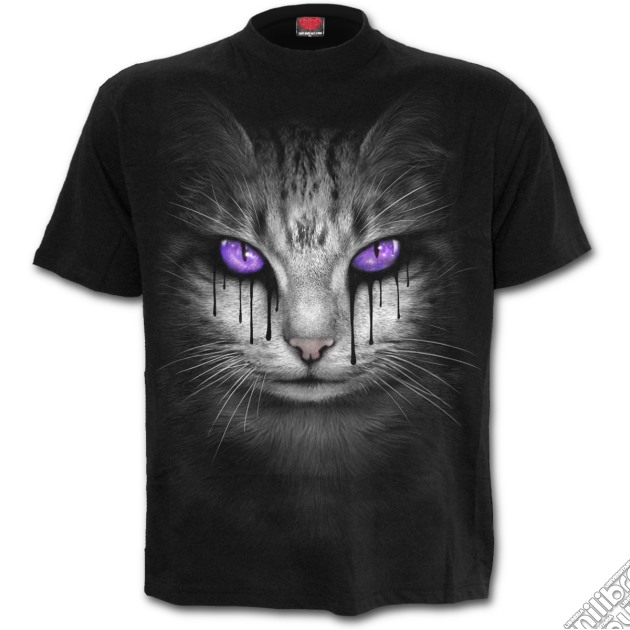 Cat's Tears - Front Print T-shirt Black Xl gioco