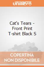 Cat's Tears - Front Print T-shirt Black S gioco