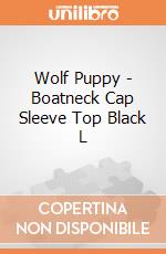 Wolf Puppy - Boatneck Cap Sleeve Top Black L gioco