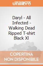 Daryl - All Infected - Walking Dead Ripped T-shirt Black Xl gioco