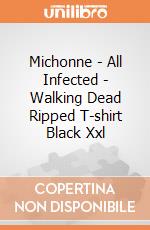 Michonne - All Infected - Walking Dead Ripped T-shirt Black Xxl gioco