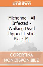 Michonne - All Infected - Walking Dead Ripped T-shirt Black M gioco