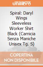 Spiral: Daryl Wings Sleeveless Worker Shirt Black (Camicia Senza Maniche Unisex Tg. S) gioco