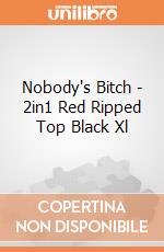 Nobody's Bitch - 2in1 Red Ripped Top Black Xl gioco