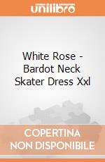 White Rose - Bardot Neck Skater Dress Xxl gioco