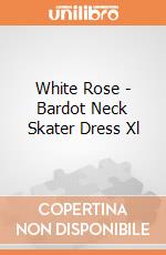 White Rose - Bardot Neck Skater Dress Xl gioco