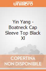 Yin Yang - Boatneck Cap Sleeve Top Black Xl gioco