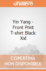 Yin Yang - Front Print T-shirt Black Xxl gioco