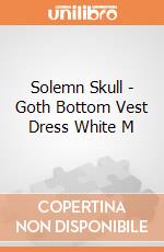 Solemn Skull - Goth Bottom Vest Dress White M gioco