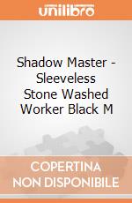 Shadow Master - Sleeveless Stone Washed Worker Black M gioco