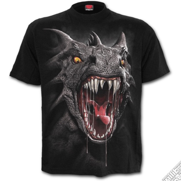 Roar Of The Dragon - Front Print T-shirt Black M gioco