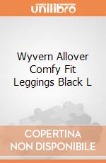 Wyvern Allover Comfy Fit Leggings Black L gioco