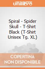 Spiral - Spider Skull - T-Shirt Black (T-Shirt Unisex Tg. XL) gioco di Spiral