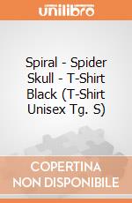 Spiral - Spider Skull - T-Shirt Black (T-Shirt Unisex Tg. S) gioco di Spiral