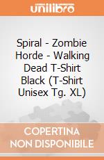Spiral - Zombie Horde - Walking Dead T-Shirt Black (T-Shirt Unisex Tg. XL) gioco di Spiral