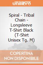 Spiral - Tribal Chain - Longsleeve T-Shirt Black (T-Shirt Unisex Tg. M) gioco di Spiral