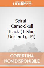 Spiral - Camo-Skull Black (T-Shirt Unisex Tg. M) gioco di Spiral