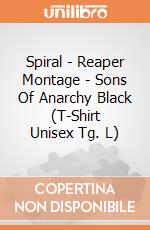 Spiral - Reaper Montage - Sons Of Anarchy Black (T-Shirt Unisex Tg. L) gioco di Spiral