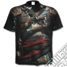 Spiral - Assassins Creed Iv Black Flag - Allover Licensed Black (T-Shirt Unisex Tg. M) giochi