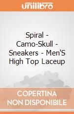 Spiral - Camo-Skull - Sneakers - Men'S High Top Laceup gioco