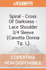 Spiral - Cross Of Darkness - Lace Shoulder 3/4 Sleeve (Canotta Donna Tg. L) gioco