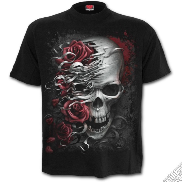 Spiral - Skulls N Roses Black (T-Shirt Unisex Tg. XL) gioco