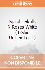 Spiral - Skulls N Roses White (T-Shirt Unisex Tg. L) gioco