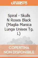 Spiral - Skulls N Roses Black (Maglia Manica Lunga Unisex Tg. L) gioco