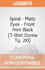 Spiral - Misty Eyes - Front Print Black (T-Shirt Donna Tg. 2Xl) gioco