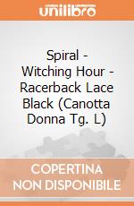 Spiral - Witching Hour - Racerback Lace Black (Canotta Donna Tg. L) gioco