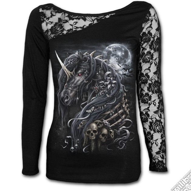 Spiral - Dark Unicorn - Lace One Black (Maglia Manica Lunga Donna Tg. L) gioco