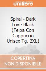 Spiral - Dark Love Black (Felpa Con Cappuccio Unisex Tg. 2XL) gioco