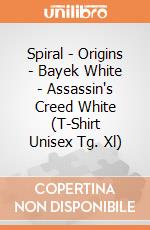 Spiral - Origins - Bayek White - Assassin's Creed White (T-Shirt Unisex Tg. Xl) gioco