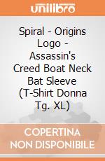 Spiral - Origins Logo - Assassin's Creed Boat Neck Bat Sleeve (T-Shirt Donna Tg. XL) gioco