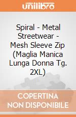 Spiral - Metal Streetwear - Mesh Sleeve Zip (Maglia Manica Lunga Donna Tg. 2XL) gioco