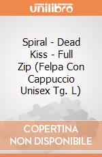 Spiral - Dead Kiss - Full Zip (Felpa Con Cappuccio Unisex Tg. L) gioco